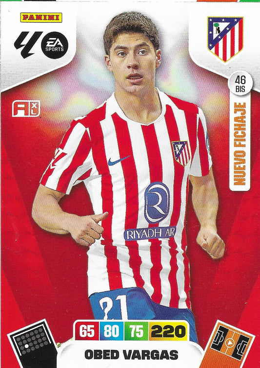 Obed Vargas Nuevo Fichaje (46BIS)  - Adrenalyn XL LaLiga 2025/2026