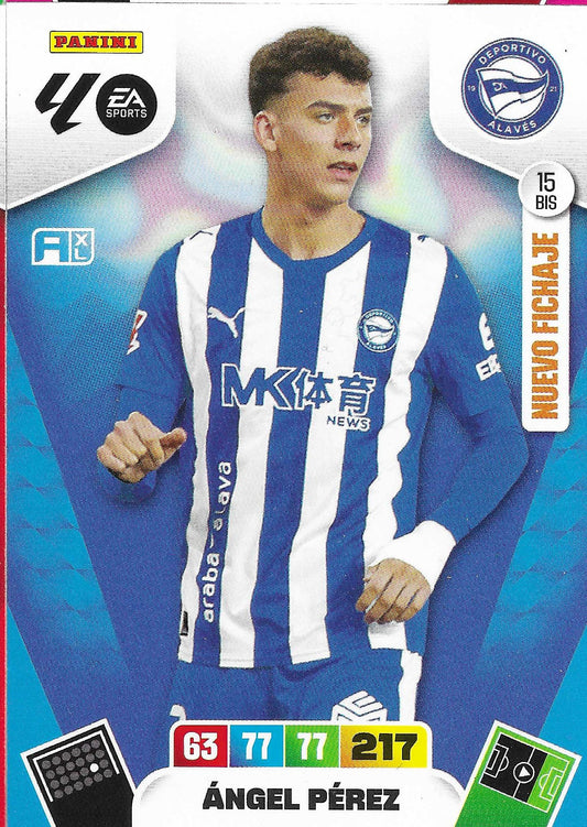 Ángel Pérez Nuevo Fichaje (15BIS)  - Adrenalyn XL LaLiga 2025/2026