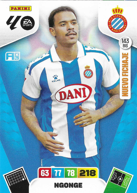 Ngonge Nuevo Fichaje (143BIS)  - Adrenalyn XL LaLiga 2025/2026