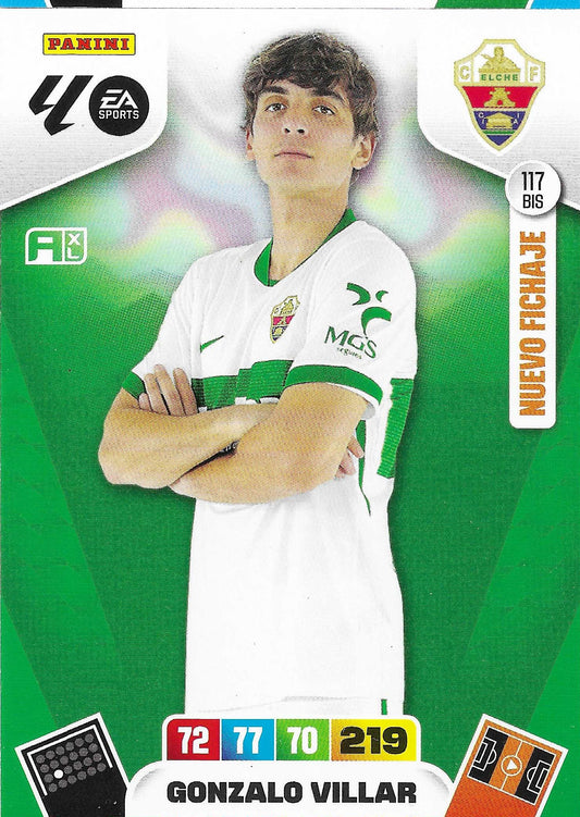 Gonzalo Villar Nuevo Fichaje (117BIS)  - Adrenalyn XL LaLiga 2025/2026