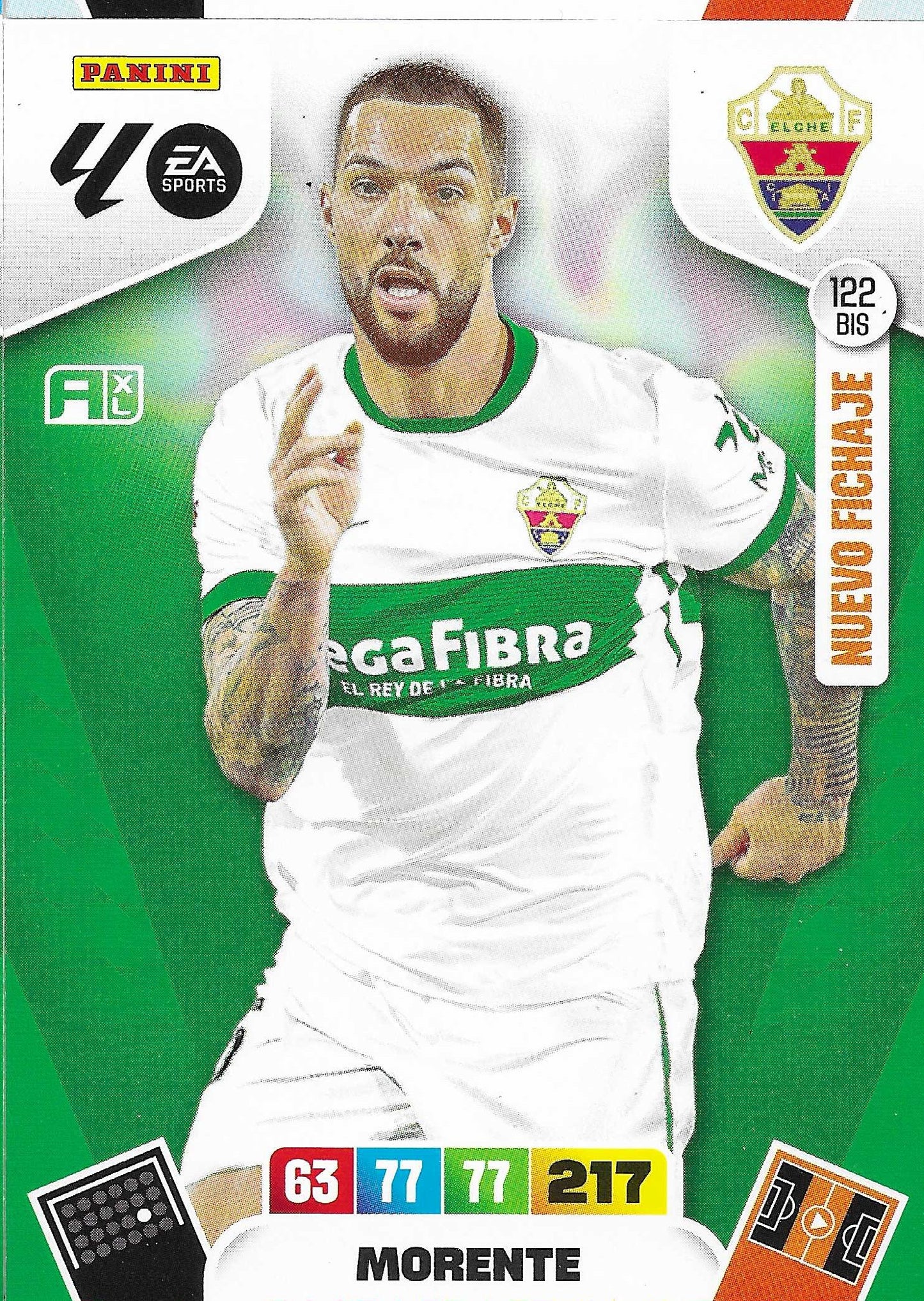 Morente Nuevo Fichaje (122BIS)  - Adrenalyn XL LaLiga 2025/2026