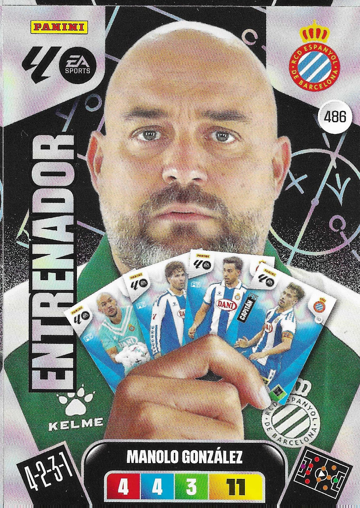 Manolo González Entrenador (486)  - Adrenalyn XL LaLiga 2025/2026