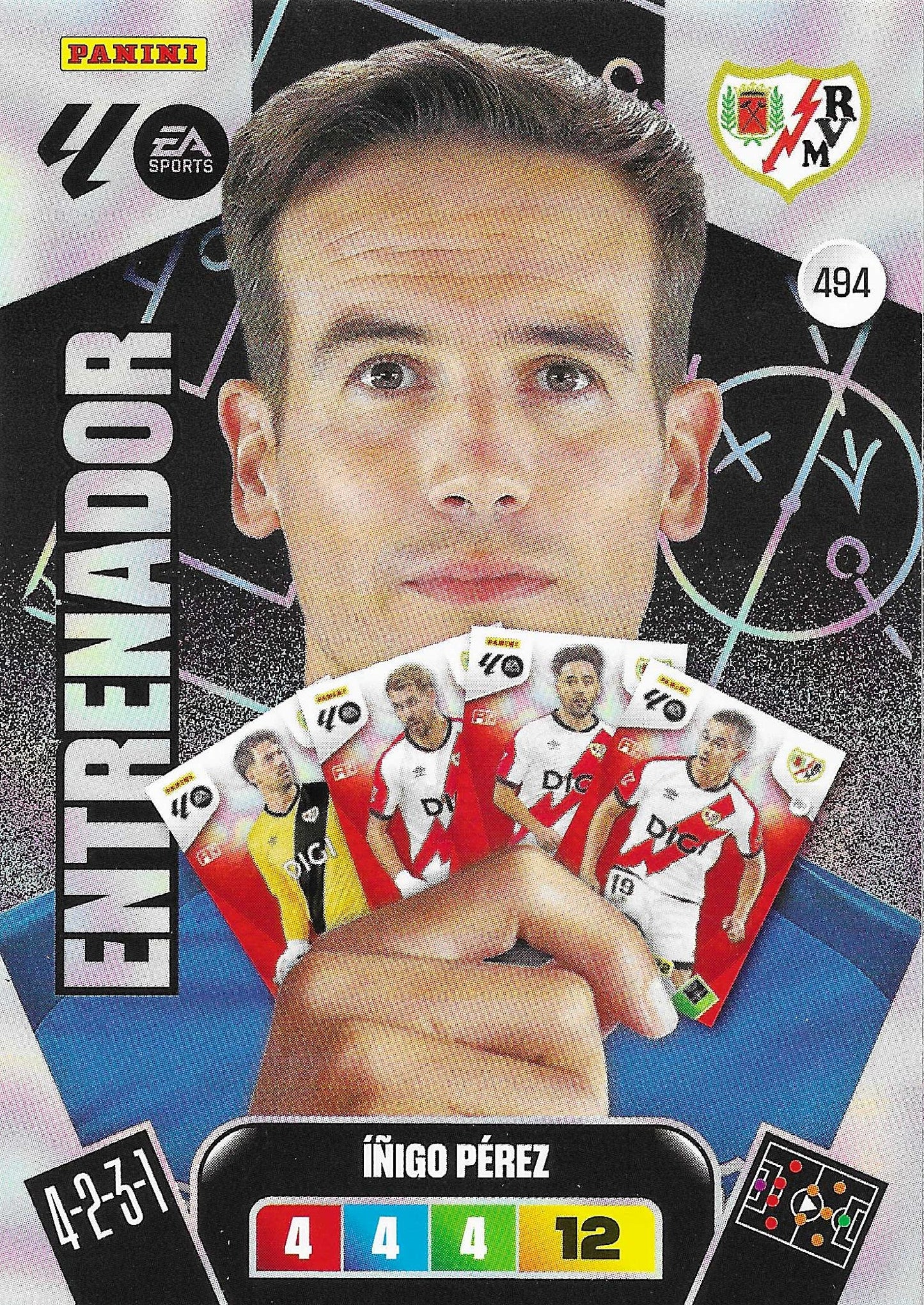 Íñigo Pérez Entrenador (494)  - Adrenalyn XL LaLiga 2025/2026
