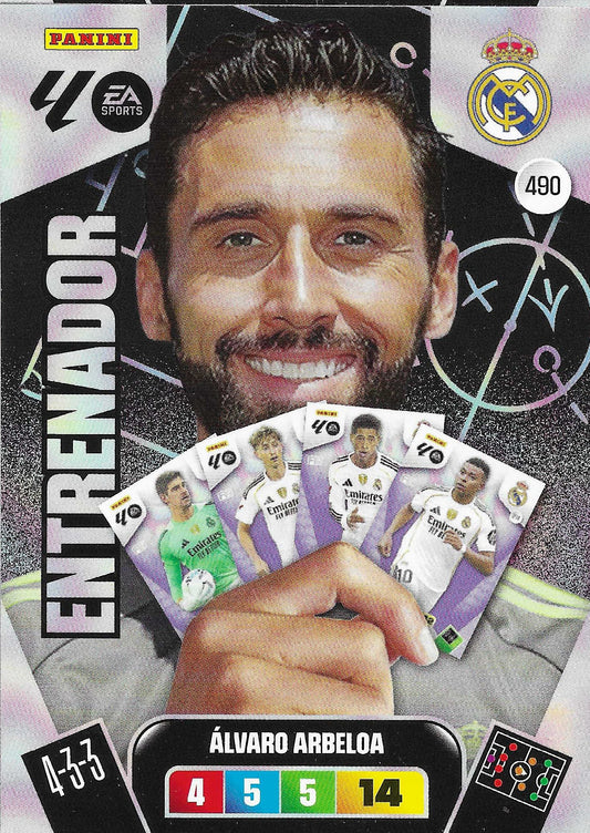 Álvaro Arbeloa Entrenador (490)  - Adrenalyn XL LaLiga 2025/2026