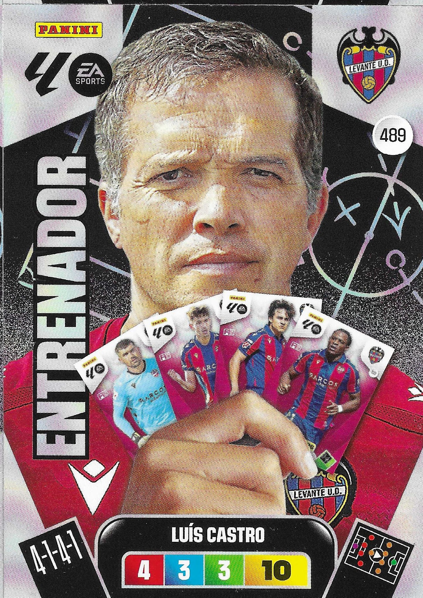 Luís Castro Entrenador (489)  - Adrenalyn XL LaLiga 2025/2026