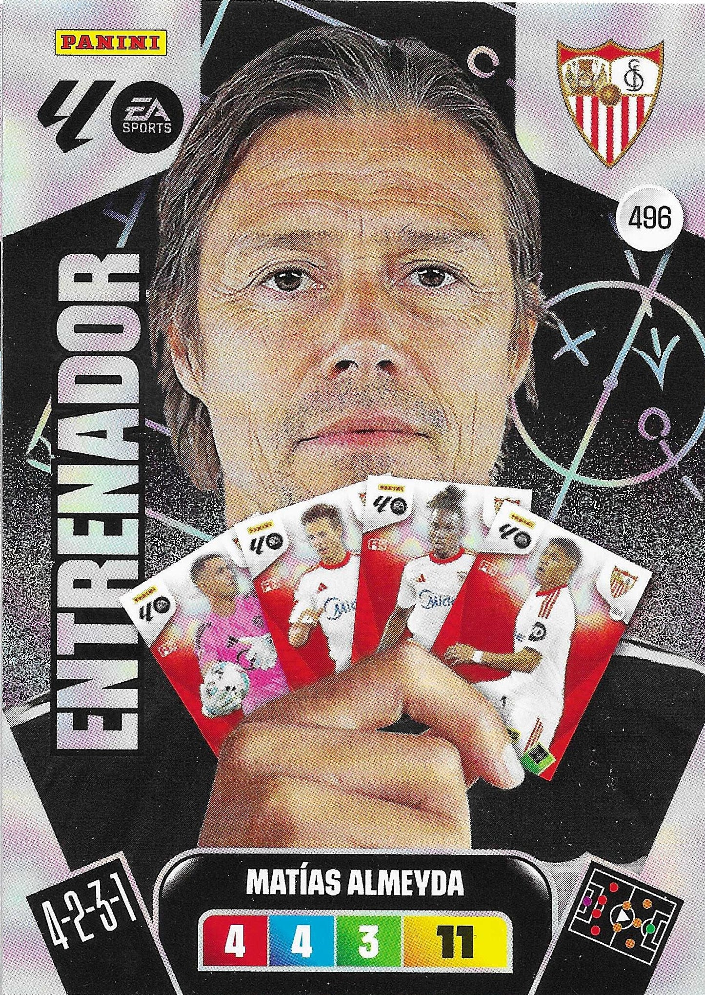 Matías Almeyda Entrenador (496)  - Adrenalyn XL LaLiga 2025/2026