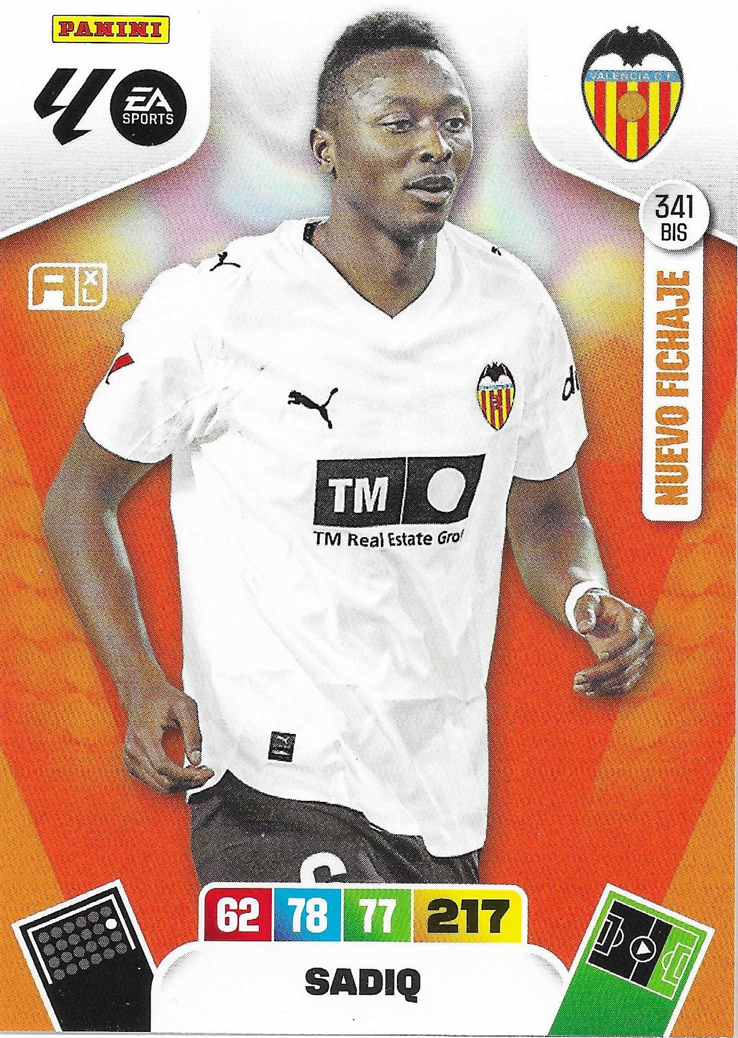 Sadiq Nuevo Fichaje (341BIS)  - Adrenalyn XL LaLiga 2025/2026