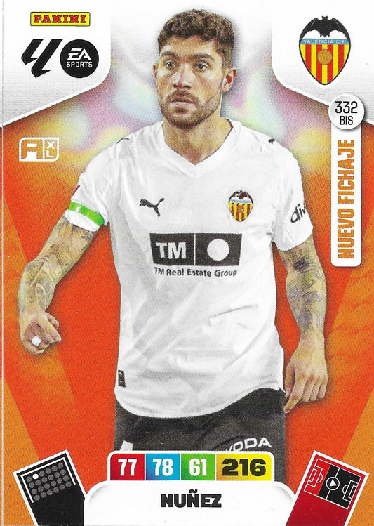 Nuñez Nuevo Fichaje (332BIS)  - Adrenalyn XL LaLiga 2025/2026