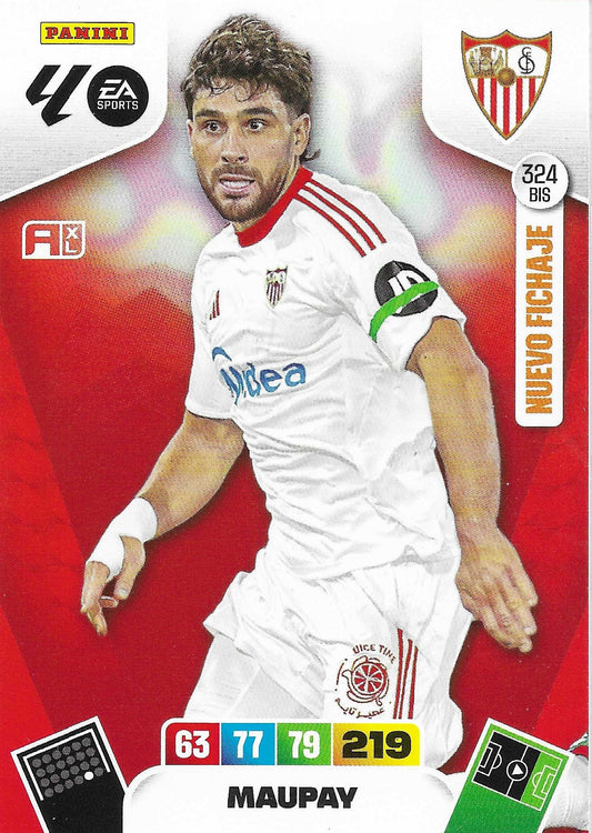 Maupay Nuevo Fichaje (324BIS)  - Adrenalyn XL LaLiga 2025/2026
