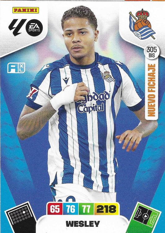 Wesley Nuevo Fichaje (305BIS)  - Adrenalyn XL LaLiga 2025/2026