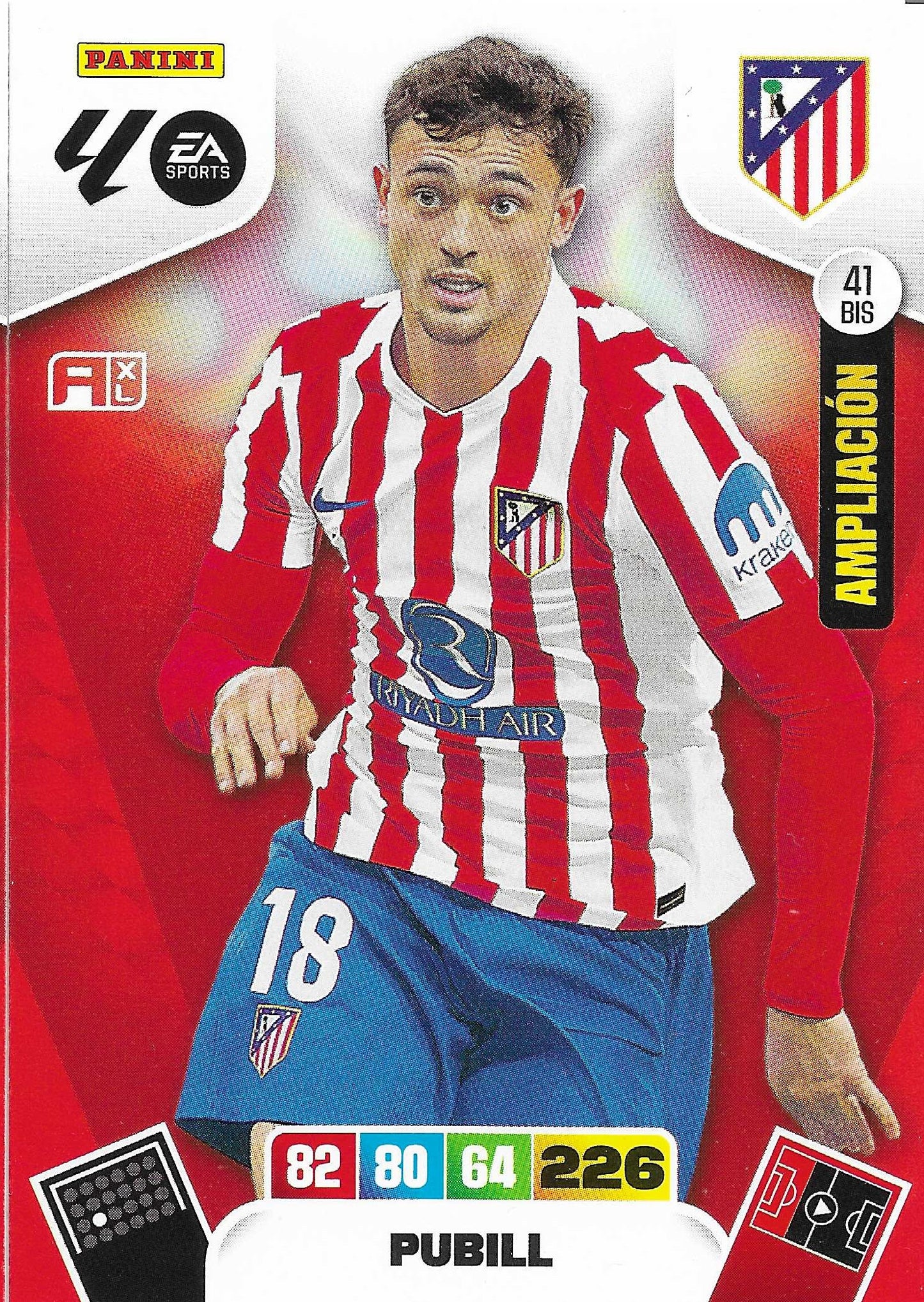 Pubill Ampliación (41BIS)  - Adrenalyn XL LaLiga 2025/2026