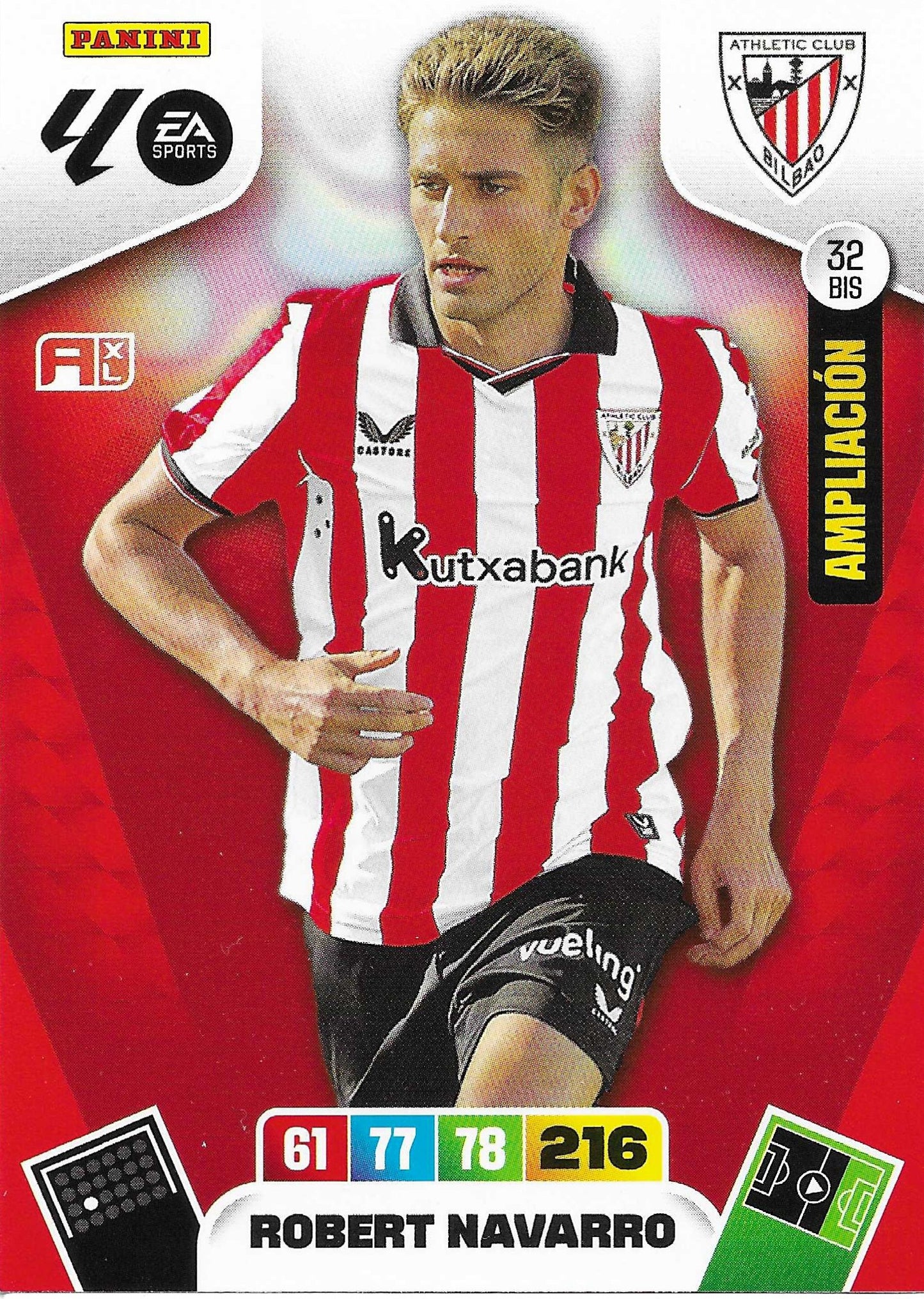 Robert Navarro Ampliación (32BIS)  - Adrenalyn XL LaLiga 2025/2026