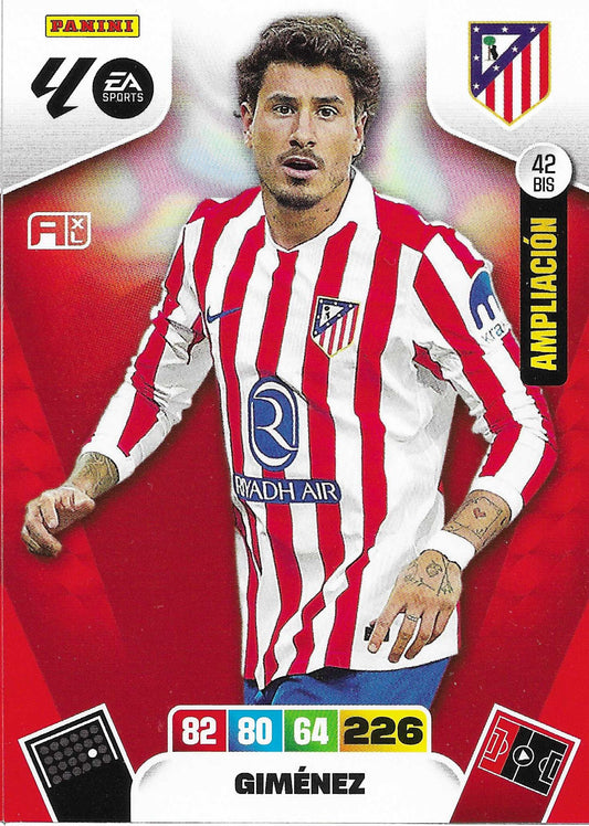Giménez Ampliación (42BIS)  - Adrenalyn XL LaLiga 2025/2026