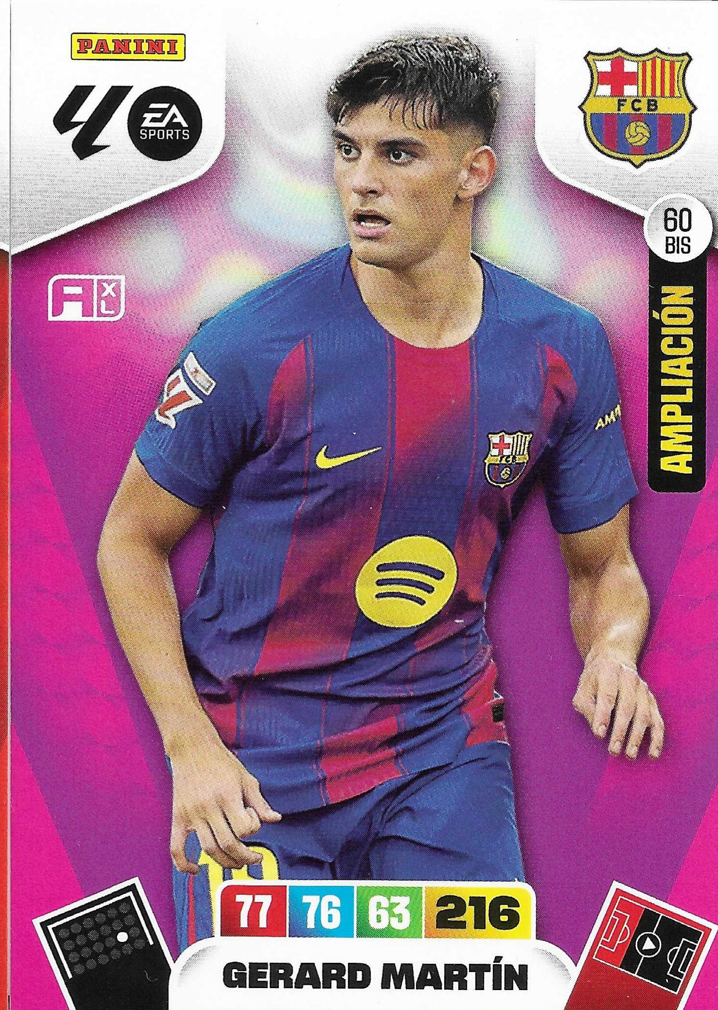Gerard Martín Ampliación (60BIS)  - Adrenalyn XL LaLiga 2025/2026