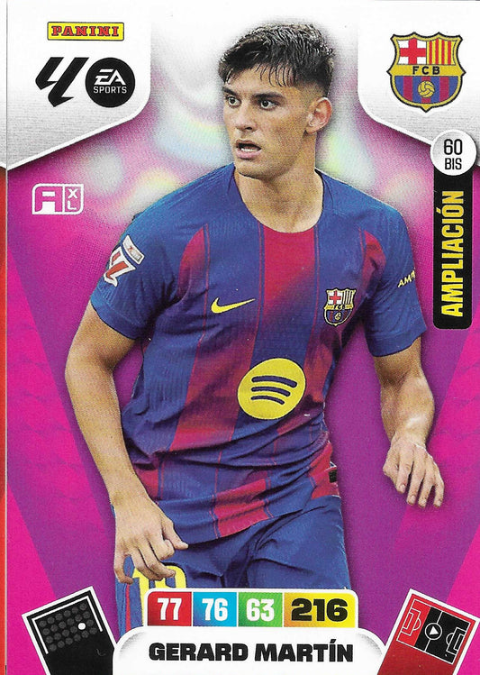 Gerard Martín Ampliación (60BIS)  - Adrenalyn XL LaLiga 2025/2026