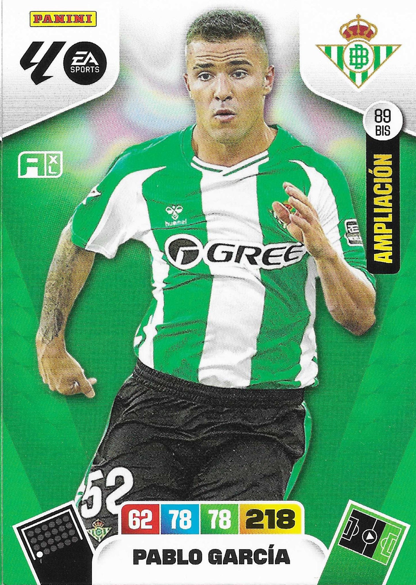 Pablo García Ampliación (89BIS)  - Adrenalyn XL LaLiga 2025/2026