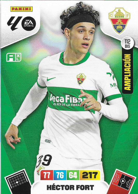 Héctor Fort Ampliación (112BIS)  - Adrenalyn XL LaLiga 2025/2026