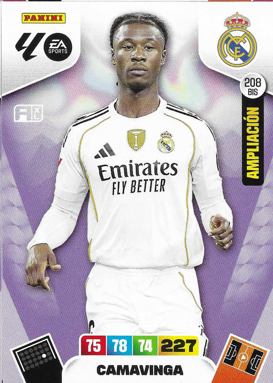 Camavinga Ampliación (208BIS)  - Adrenalyn XL LaLiga 2025/2026