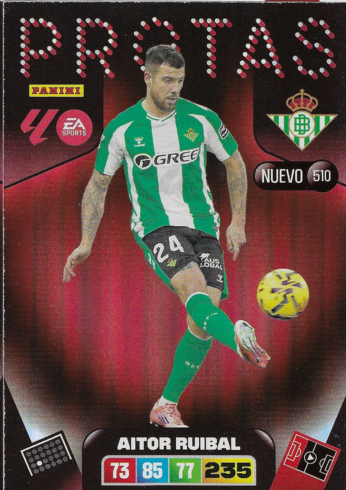Aitor Ruibal Protas (510)  - Adrenalyn XL LaLiga 2025/2026
