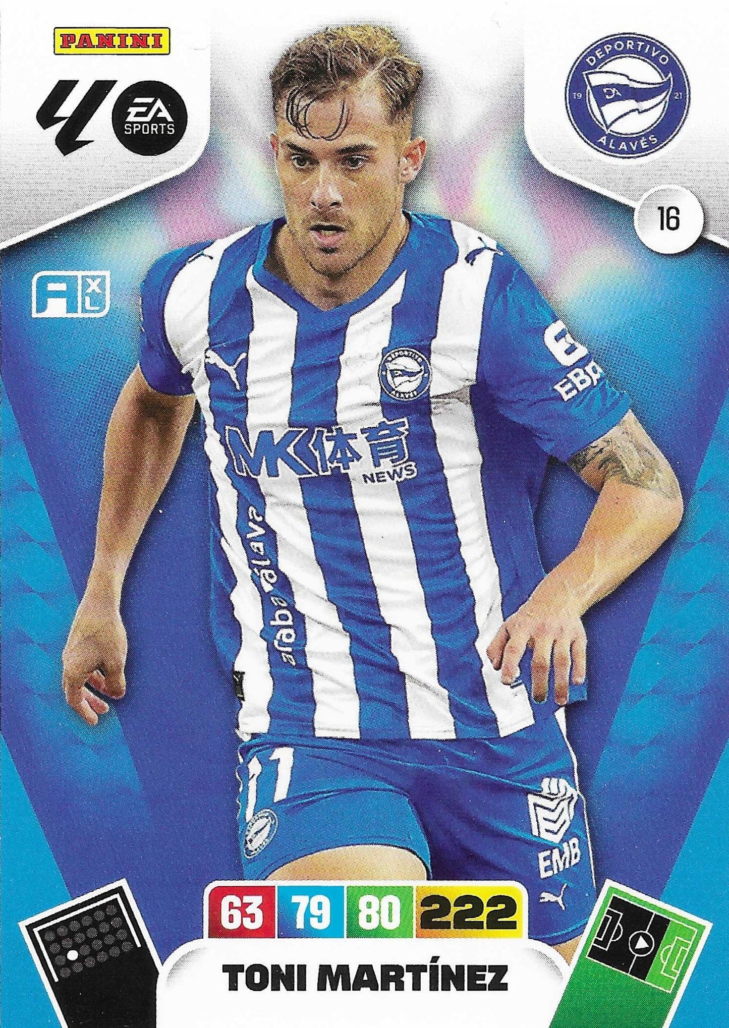 Toni Martínez Básica (16)  - Adrenalyn XL LaLiga 2025/2026